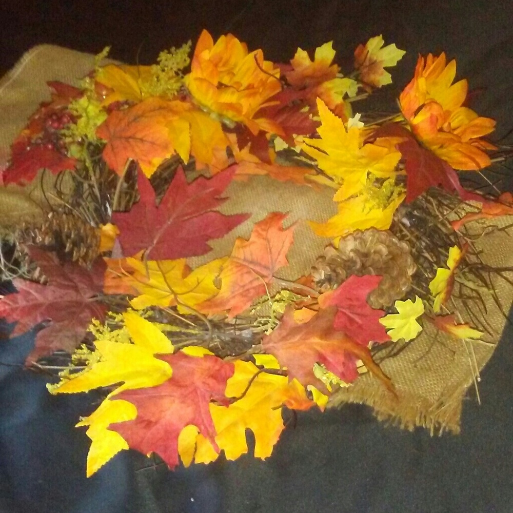 Fall wreath hand made
